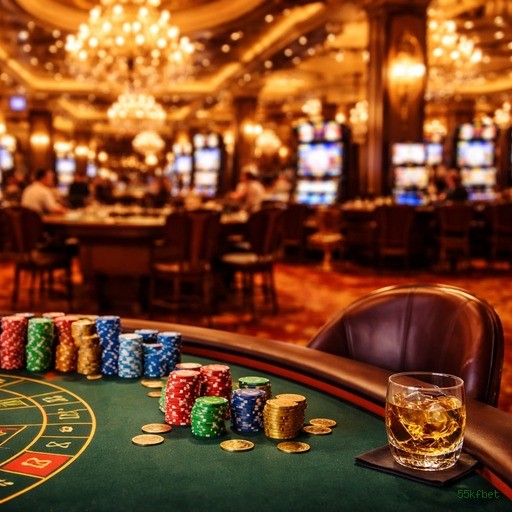 Imagem promocional da 55kfbet mostrando a plataforma e suas vantagens